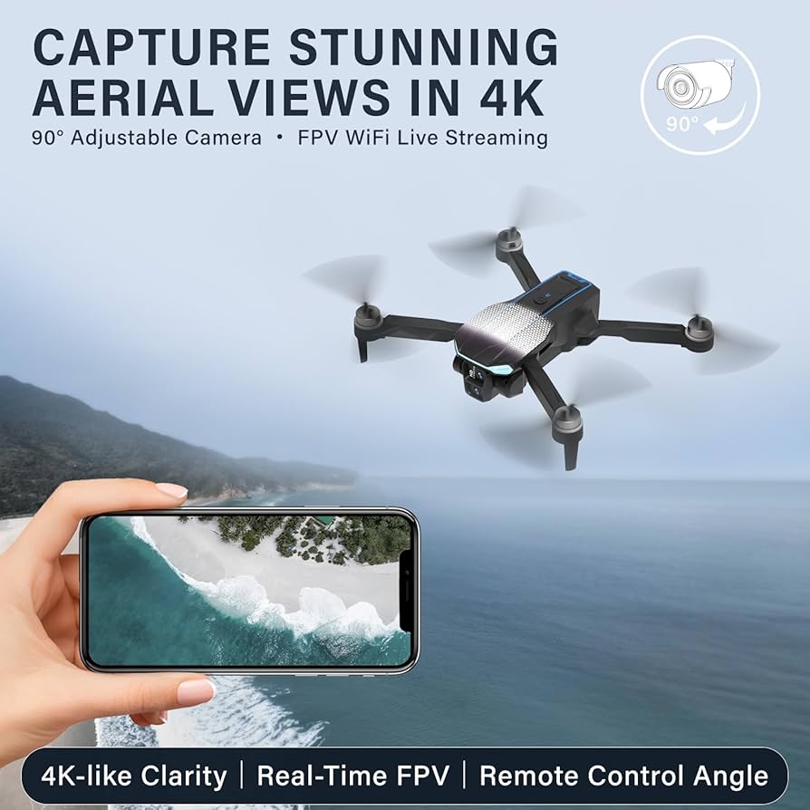 ホビーラジコン 4K Drone Amazon.com: 4K Drone with Camera for Adults – Foldable